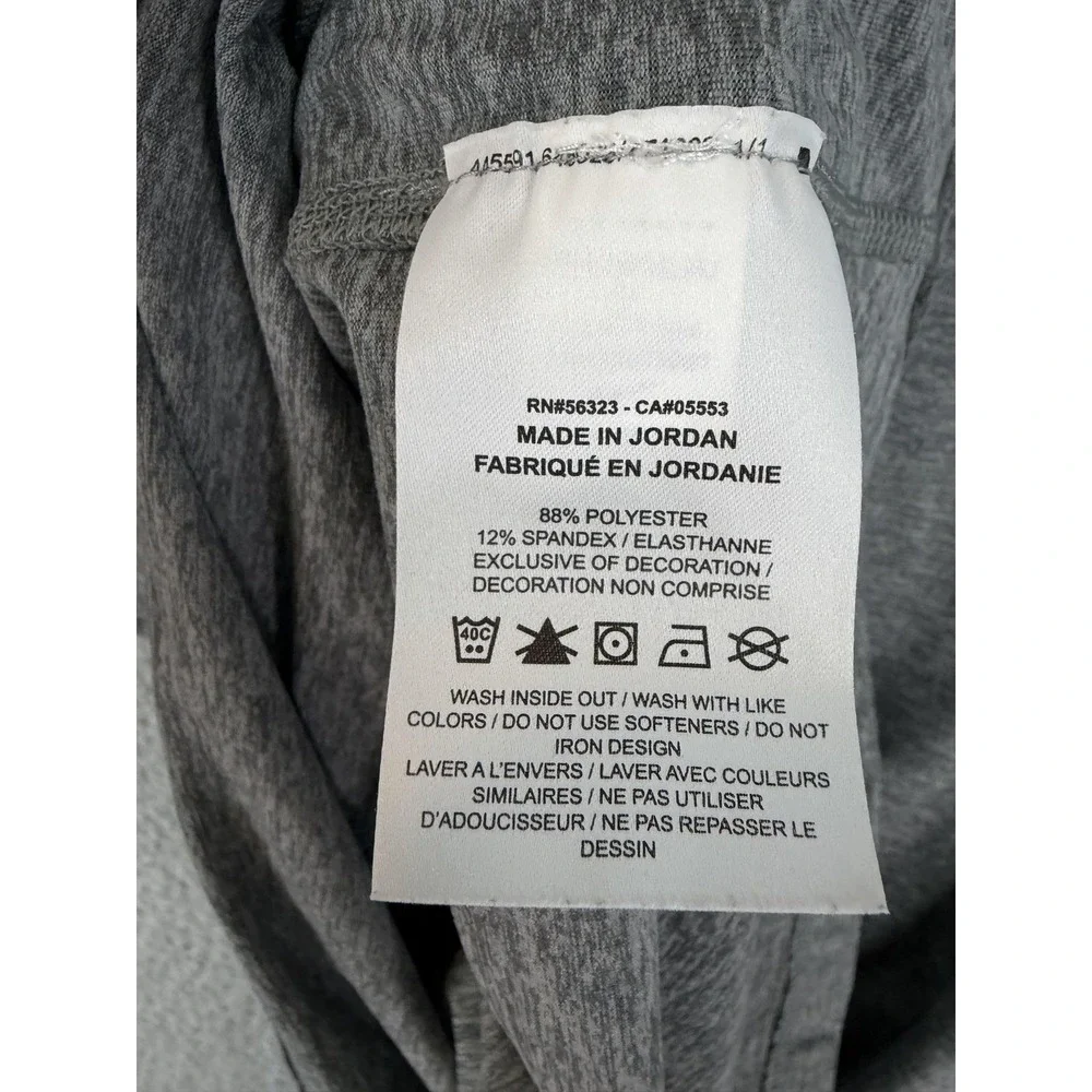 Nike Running Shirt Mens Medium Gray Dri-FIT Long Sleeve Athletic Tee Top Mens
